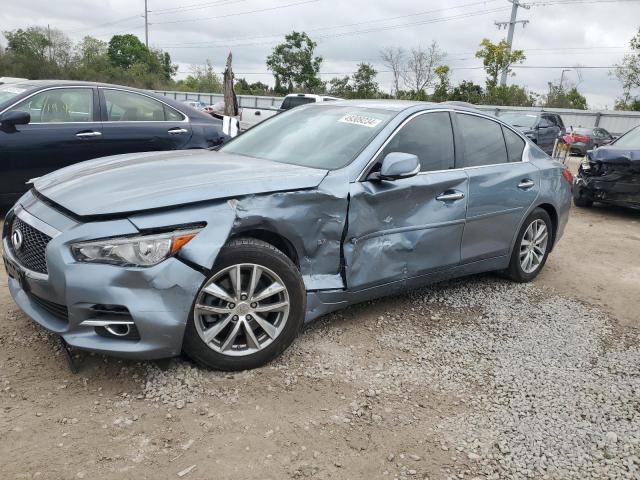 Image 1 of 2014 INFINITI Q50 BASE 2014 with VIN JN1BV7AR3EM696520
