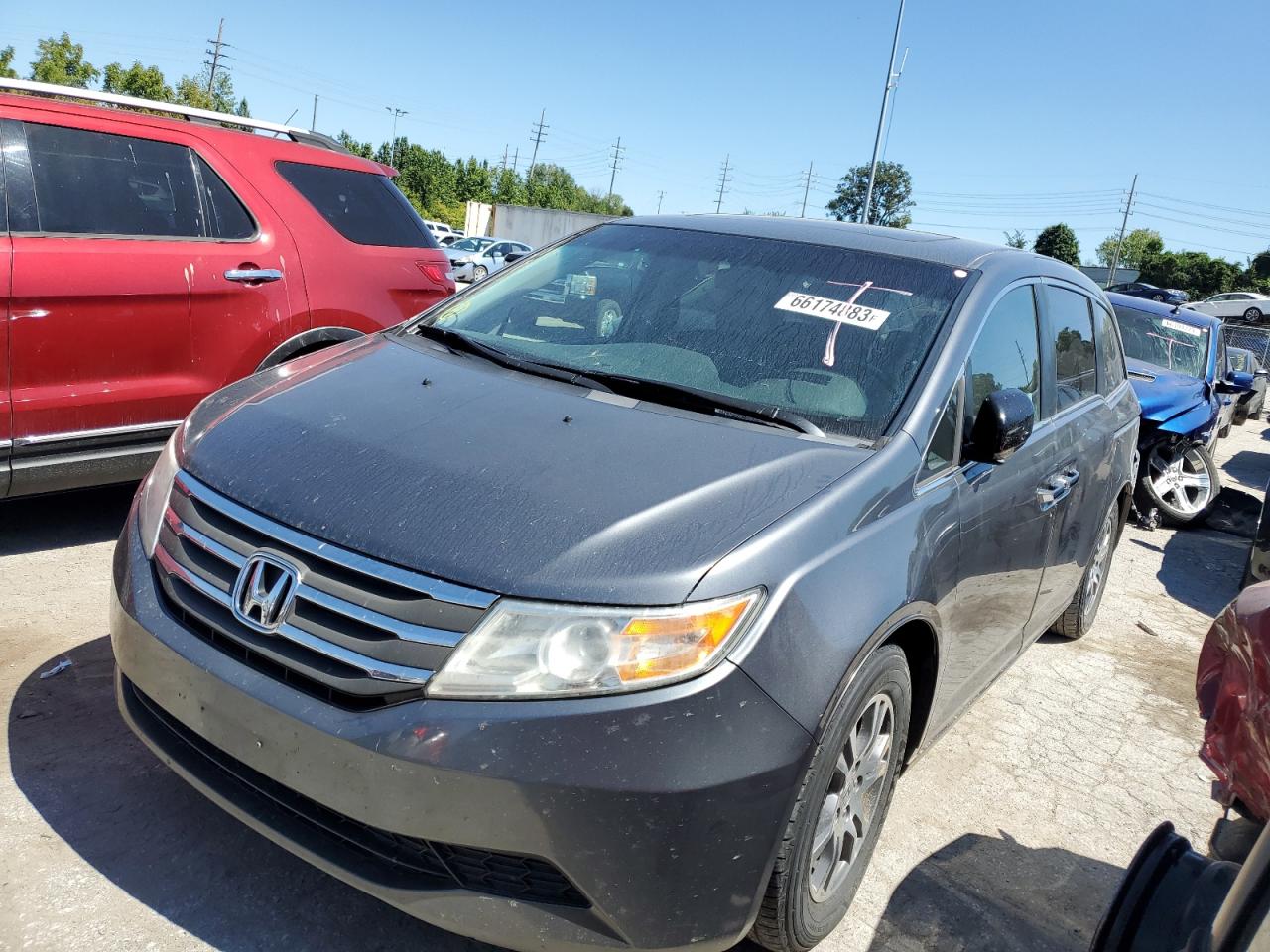 Image 1 of 2012 HONDA ODYSSEY EXL 2012 with VIN 5FNRL5H67CB066698
