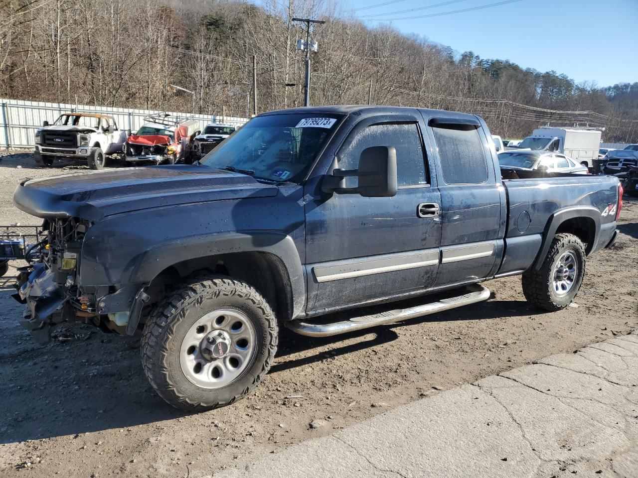 Изображение 1 2006 CHEVROLET SILVERADO K1500 2006 с VIN 1GCEK19V96Z172410