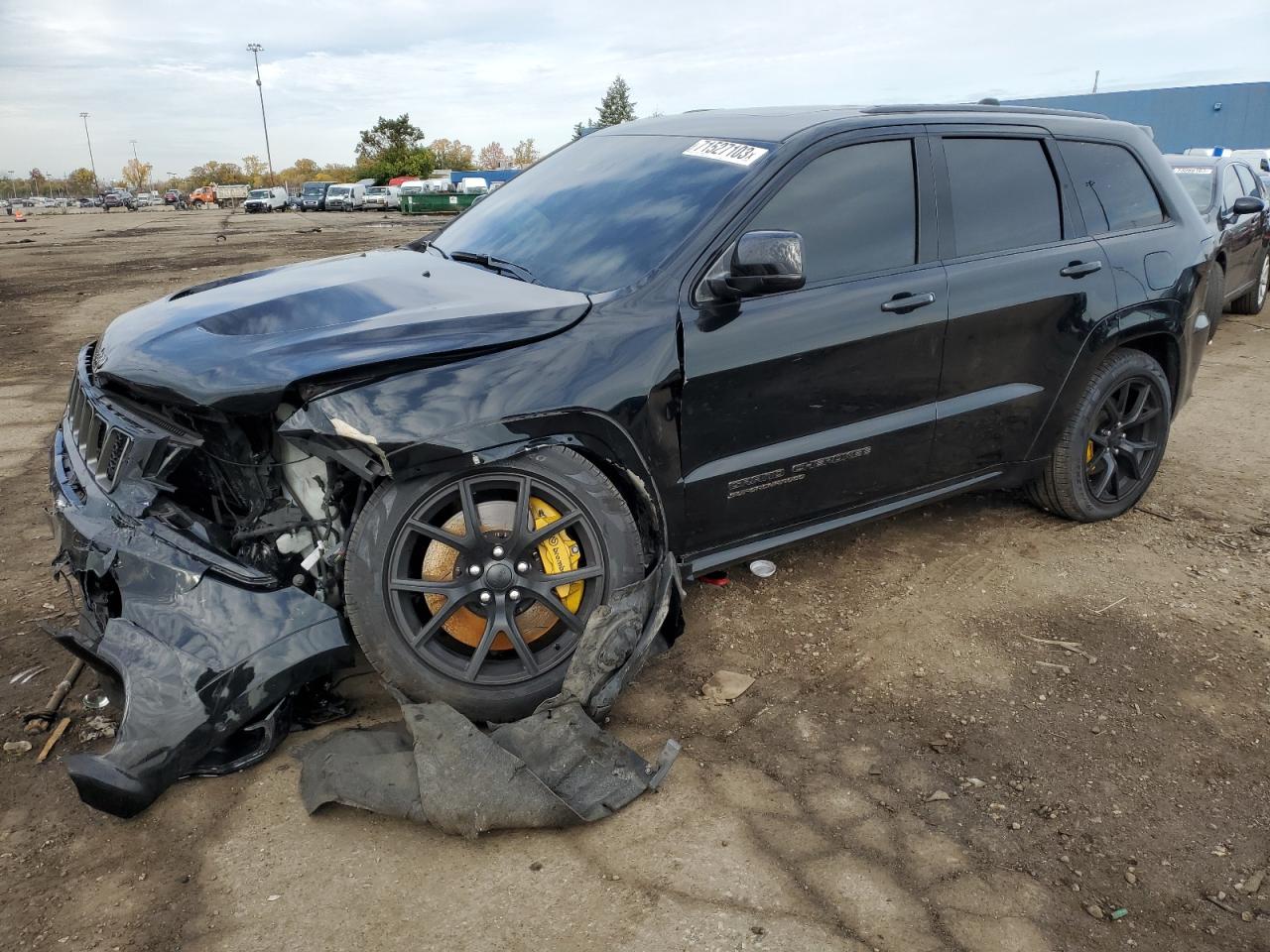 Image 1 of 2021 JEEP GRAND CHEROKEE TRACKHAWK 2021 with VIN 1C4RJFN94MC786260