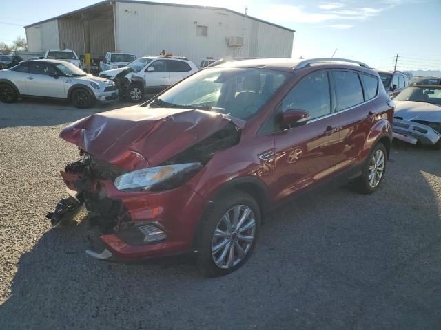 Image 1 of 2017 FORD ESCAPE TITANIUM 2017 with VIN 1FMCU0JD0HUD93937