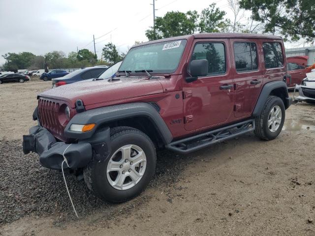 Изображение 1 2021 JEEP WRANGLER UNLIMITED SPORT 2021 с VIN 1C4HJXDGXMW841388