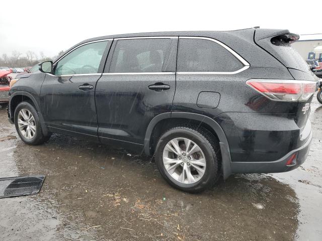 Image 2 of 2015 TOYOTA HIGHLANDER XLE 2015 with VIN 5TDJKRFH9FS224292
