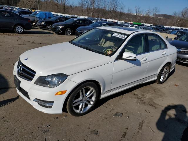 Image 1 of 2014 MERCEDES-BENZ C 300 4MATIC 2014 with VIN WDDGF8AB5EG203627