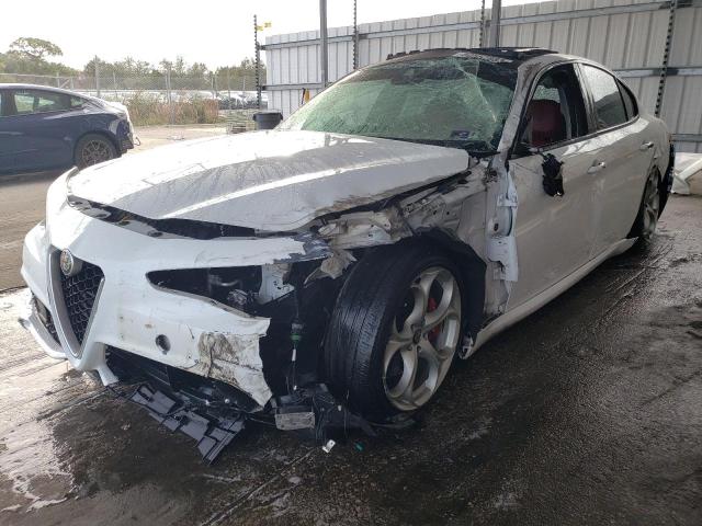 Image 1 of 2019 ALFA ROMEO GIULIA TI 2019 with VIN ZARFANBN3K7605739