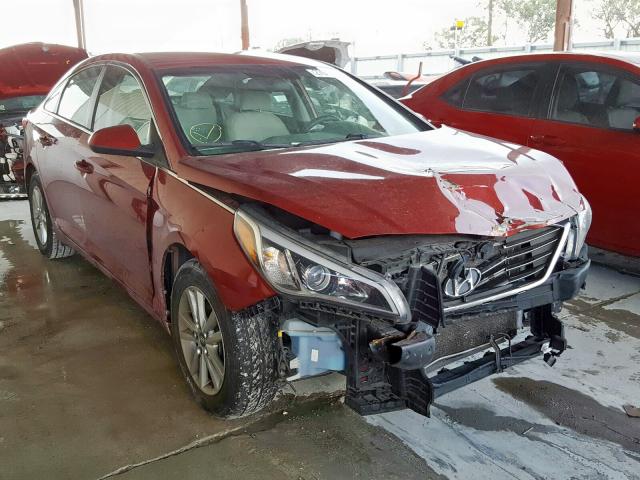 Image 1 of 2015 HYUNDAI SONATA SE 2015 with VIN 5NPE24AF0FH034283