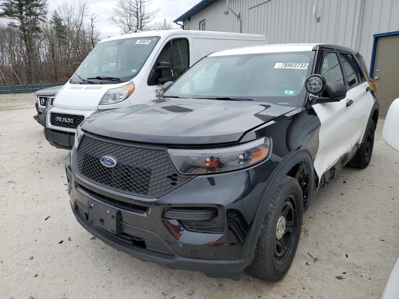 Image 1 of 2022 FORD EXPLORER POLICE INTERCEPTOR 2022 with VIN 1FM5K8AB6NGA02764