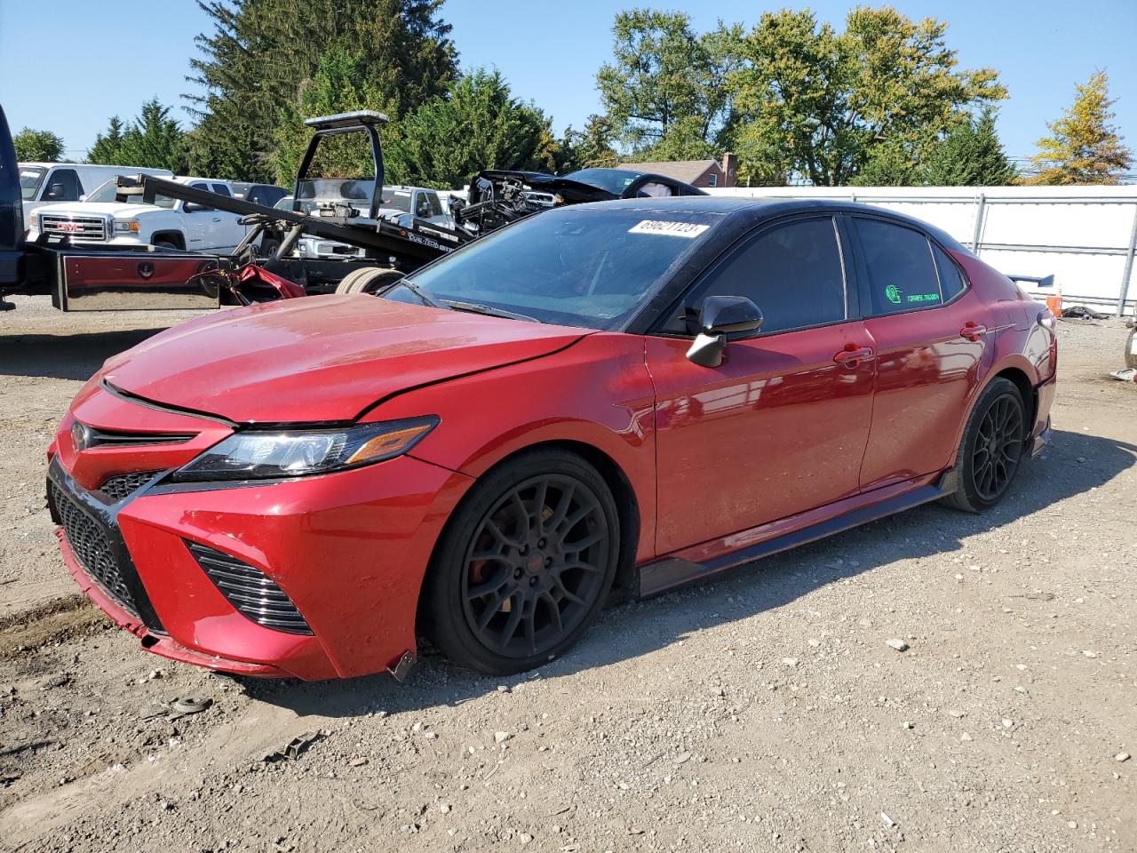 Image 1 of 2020 TOYOTA CAMRY TRD 2020 with VIN 4T1NZ1AK4LU040978