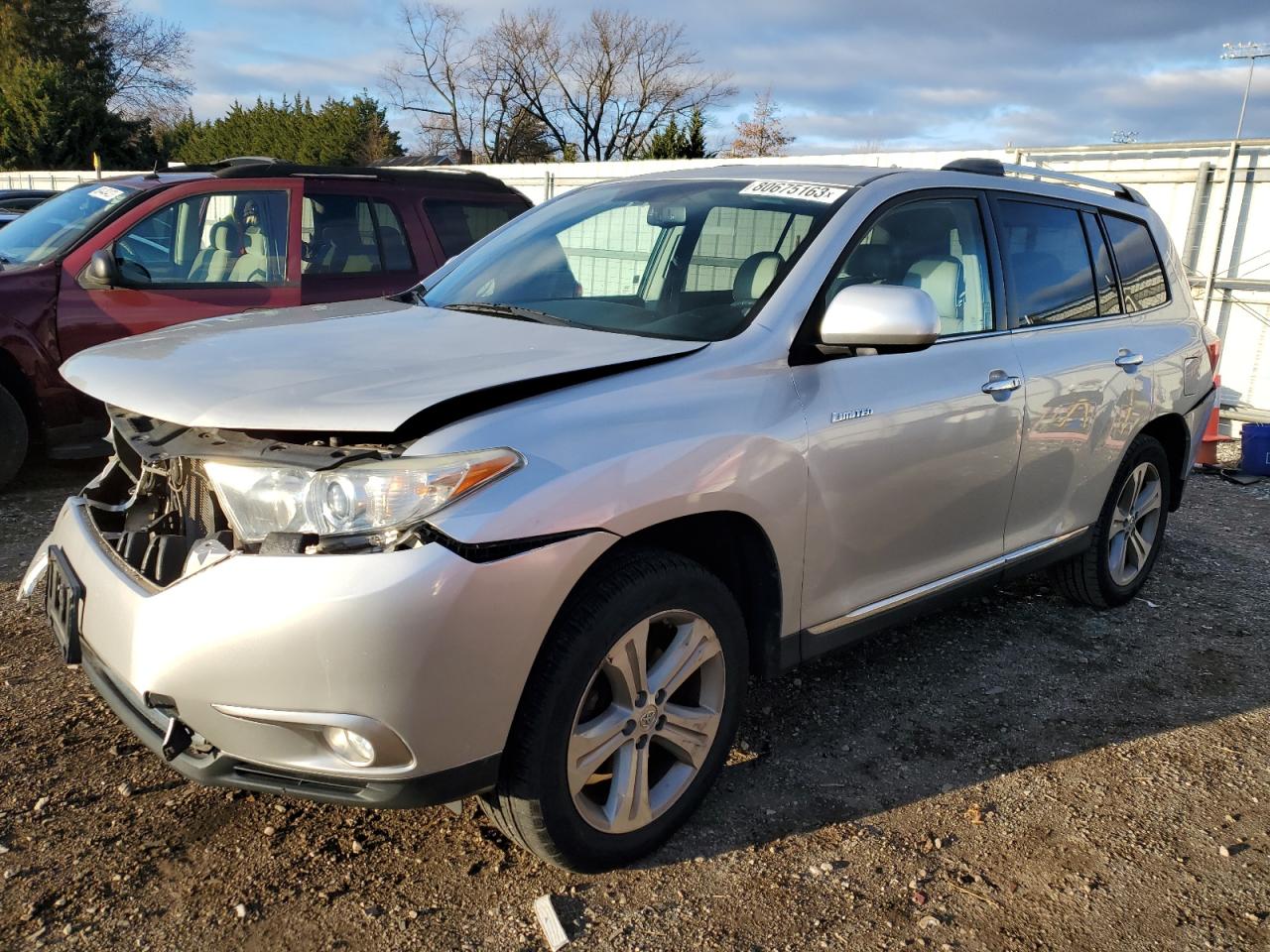 Obraz 1 z 2013 TOYOTA HIGHLANDER LIMITED 2013 z VIN 5TDDK3EH9DS208943