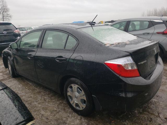 Image 2 of 2012 HONDA CIVIC HYBRID L 2012 with VIN JHMFB4F35CS004887