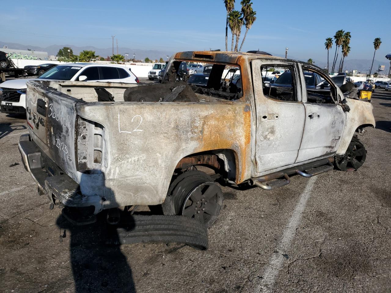 Image 3 of 2021 CHEVROLET COLORADO LT 2021 with VIN 1GCGSCEN5M1242541