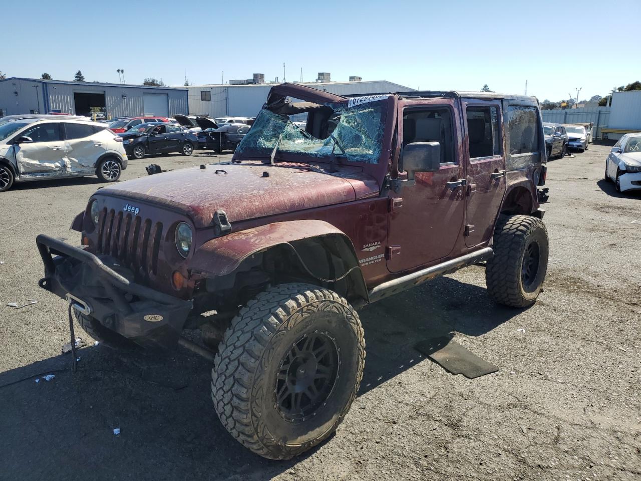 Image 1 of 2007 JEEP WRANGLER SAHARA 2007 with VIN 1J4GA59147L191803
