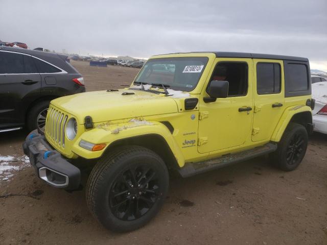 Image 1 of 2023 JEEP WRANGLER SAHARA 4XE 2023 with VIN 1C4JJXP60PW553825