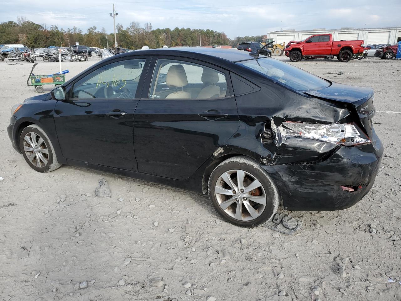 Image 2 of 2012 HYUNDAI ACCENT GLS 2012 with VIN KMHCU4AE8CU145394
