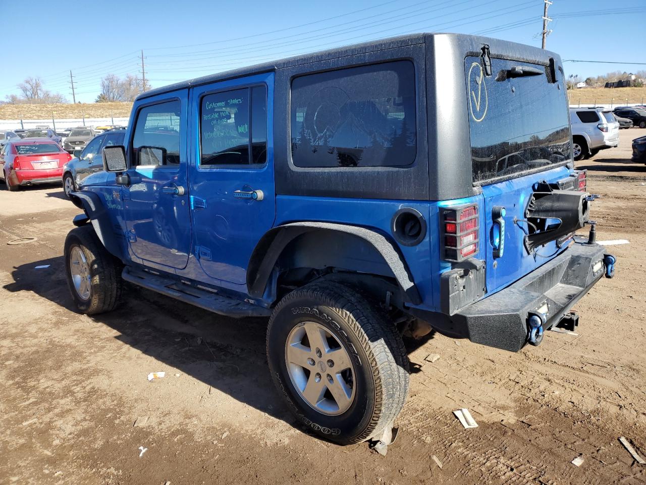 Image 2 of 2015 JEEP WRANGLER UNLIMITED SPORT 2015 with VIN 1C4BJWDG9FL591372