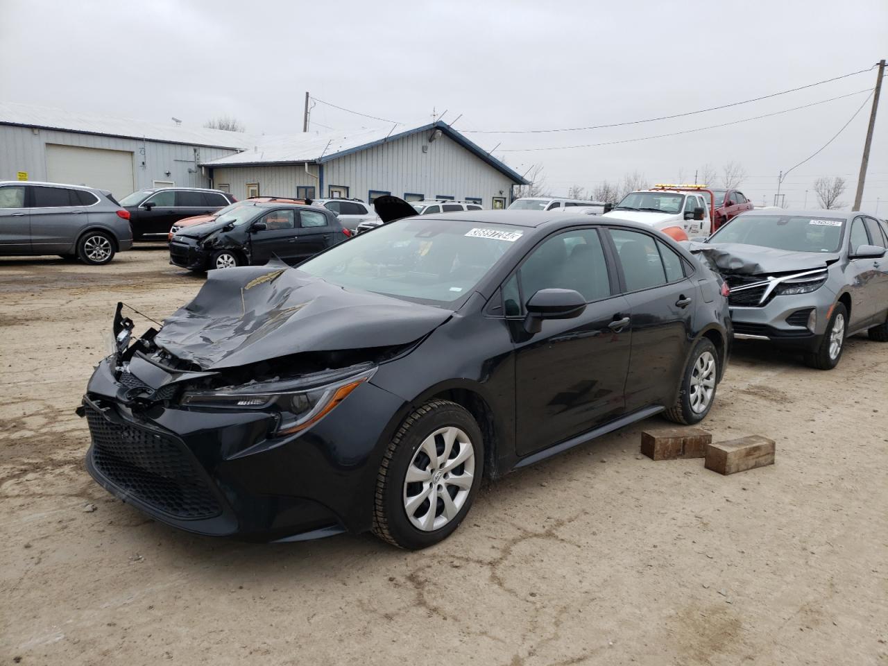 Image 1 of 2022 TOYOTA COROLLA LE 2022 with VIN 5YFEPMAE5NP326165