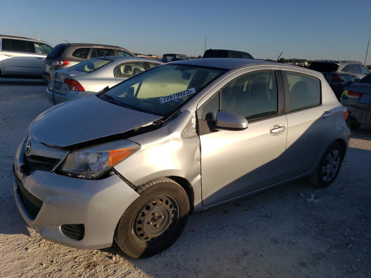 Image 1 of 2014 TOYOTA YARIS 2014 with VIN JTDKTUD34ED596869