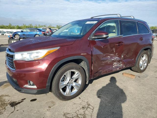 Image 1 of 2014 TOYOTA HIGHLANDER LIMITED 2014 with VIN 5TDDKRFH3ES055396