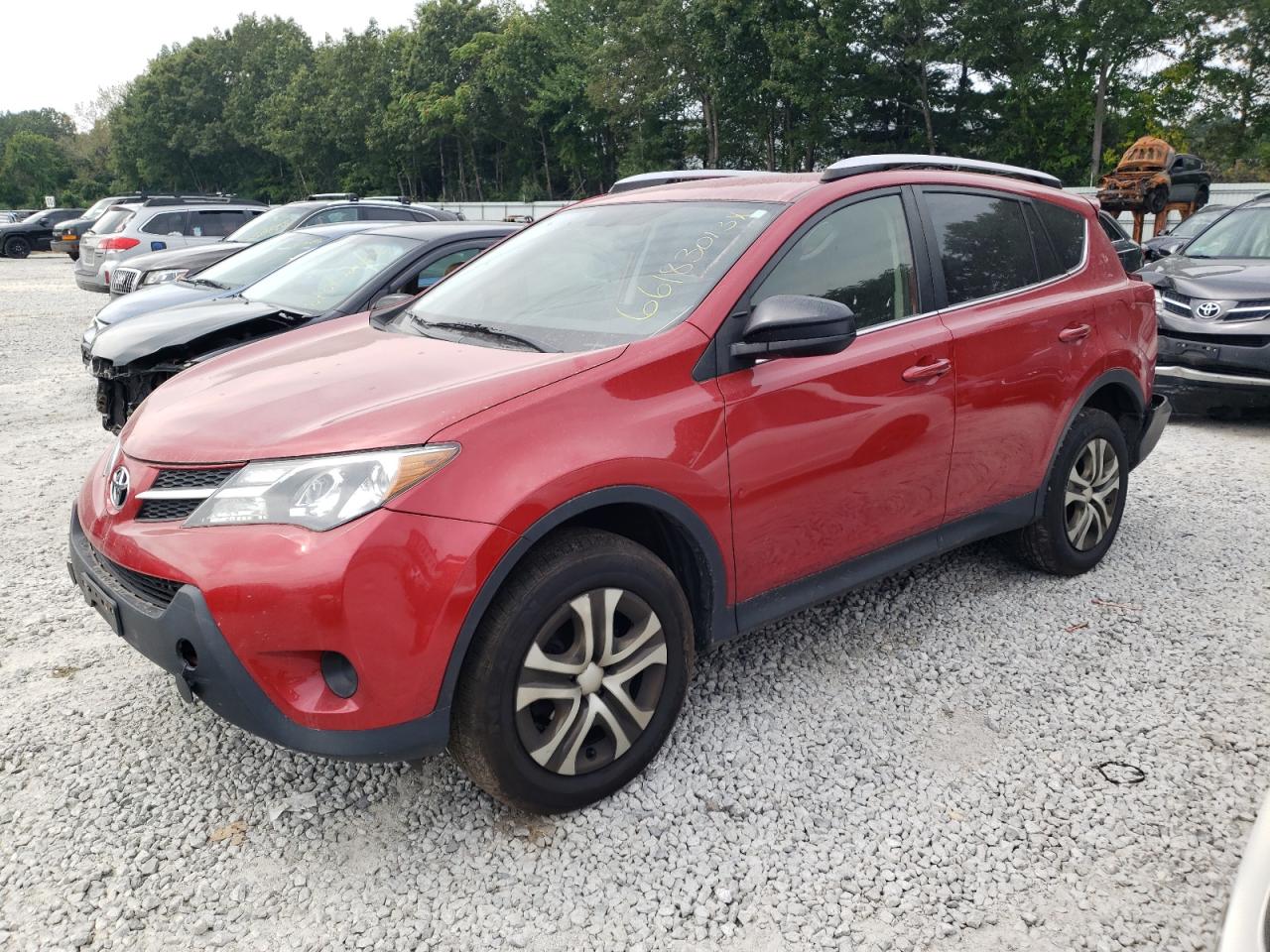 Image 1 of 2015 TOYOTA RAV4 LE 2015 with VIN JTMBFREV0FD121421
