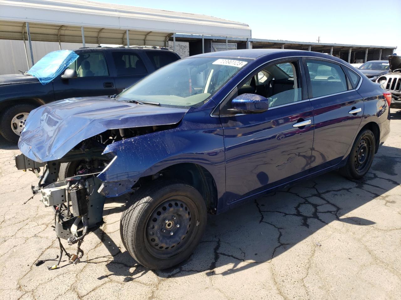 Image 1 of 2019 NISSAN SENTRA S 2019 with VIN 3N1AB7AP5KY275782