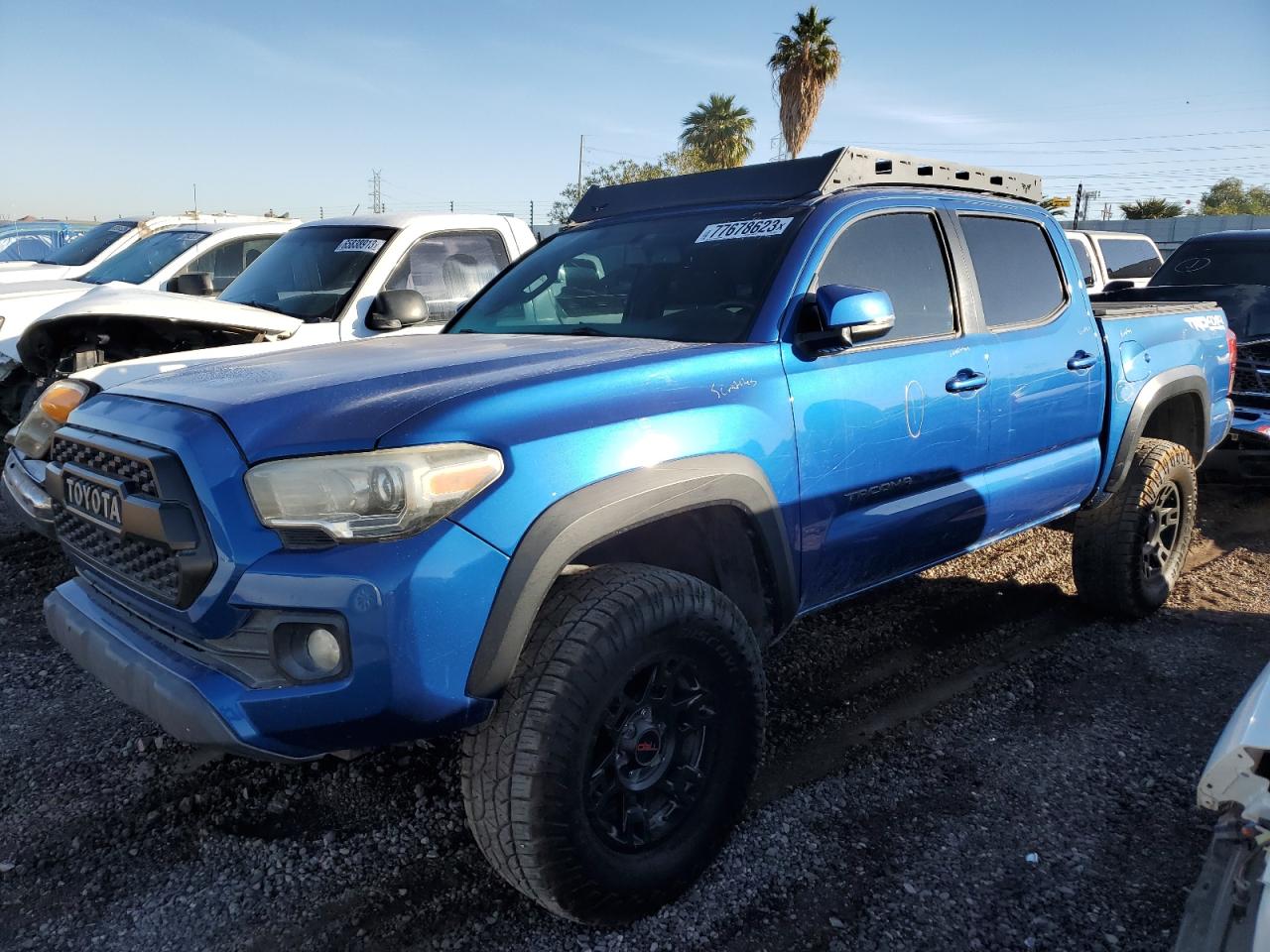 Image 1 of 2017 TOYOTA TACOMA DOUBLE CAB 2017 with VIN 3TMCZ5AN6HM098888