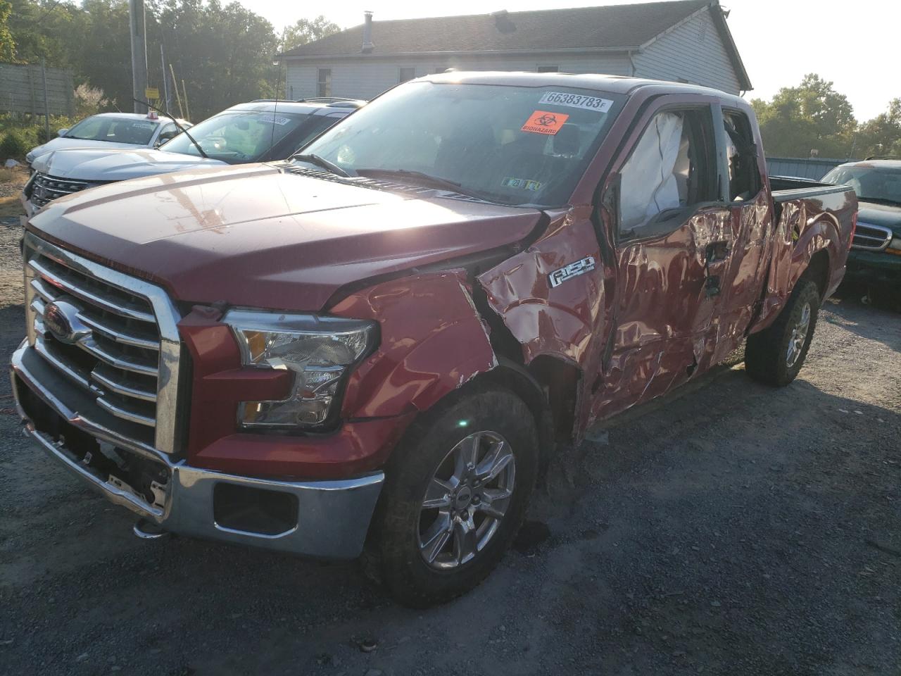 Изображение 1 2017 FORD F150 SUPER CAB 2017 с VIN 1FTFX1EF2HFA06514