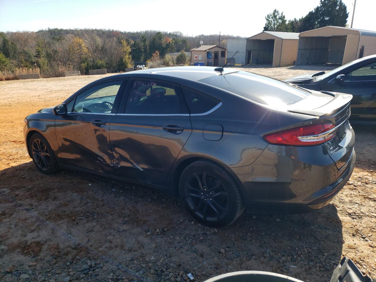 Image 2 of 2018 FORD FUSION SE 2018 with VIN 3FA6P0HD9JR237820
