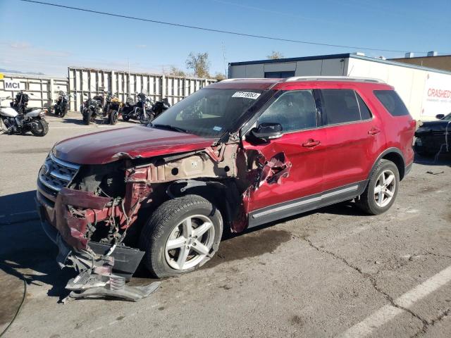 Image 1 of 2018 FORD EXPLORER XLT 2018 with VIN 1FM5K7D82JGA97487