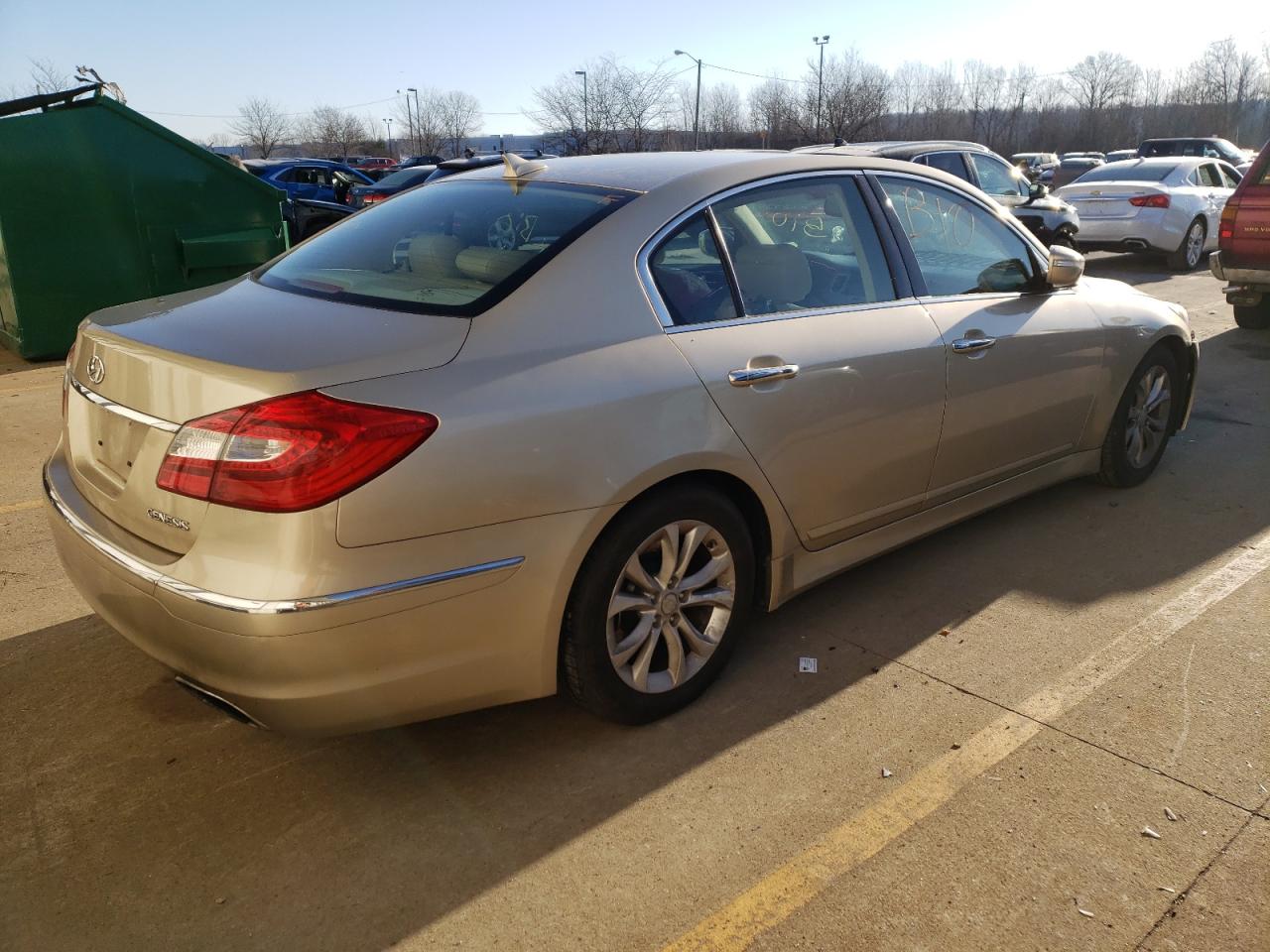 Изображение 3 2012 HYUNDAI GENESIS 3.8L 2012 с VIN KMHGC4DD4CU191943