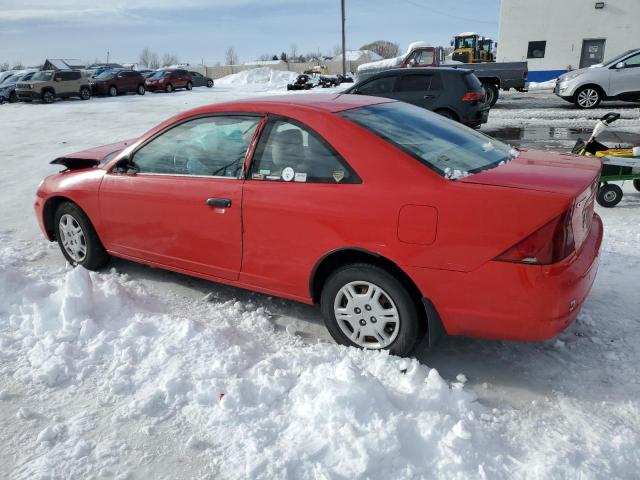 Image 2 of 2001 HONDA CIVIC LX 2001 with VIN 1HGEM21551L095477