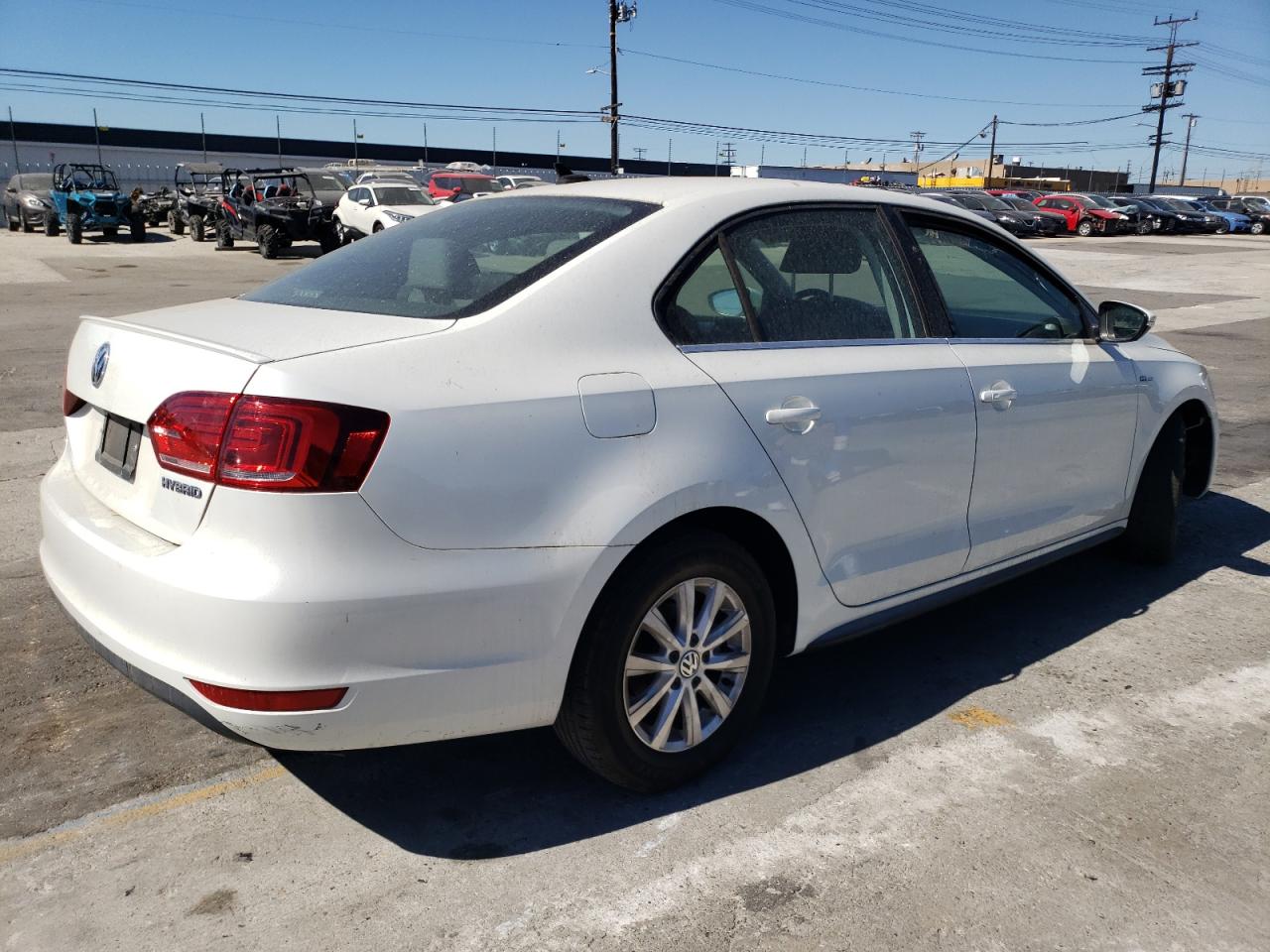 Image 3 of 2013 VOLKSWAGEN JETTA HYBRID 2013 with VIN 3VW637AJ4DM289689