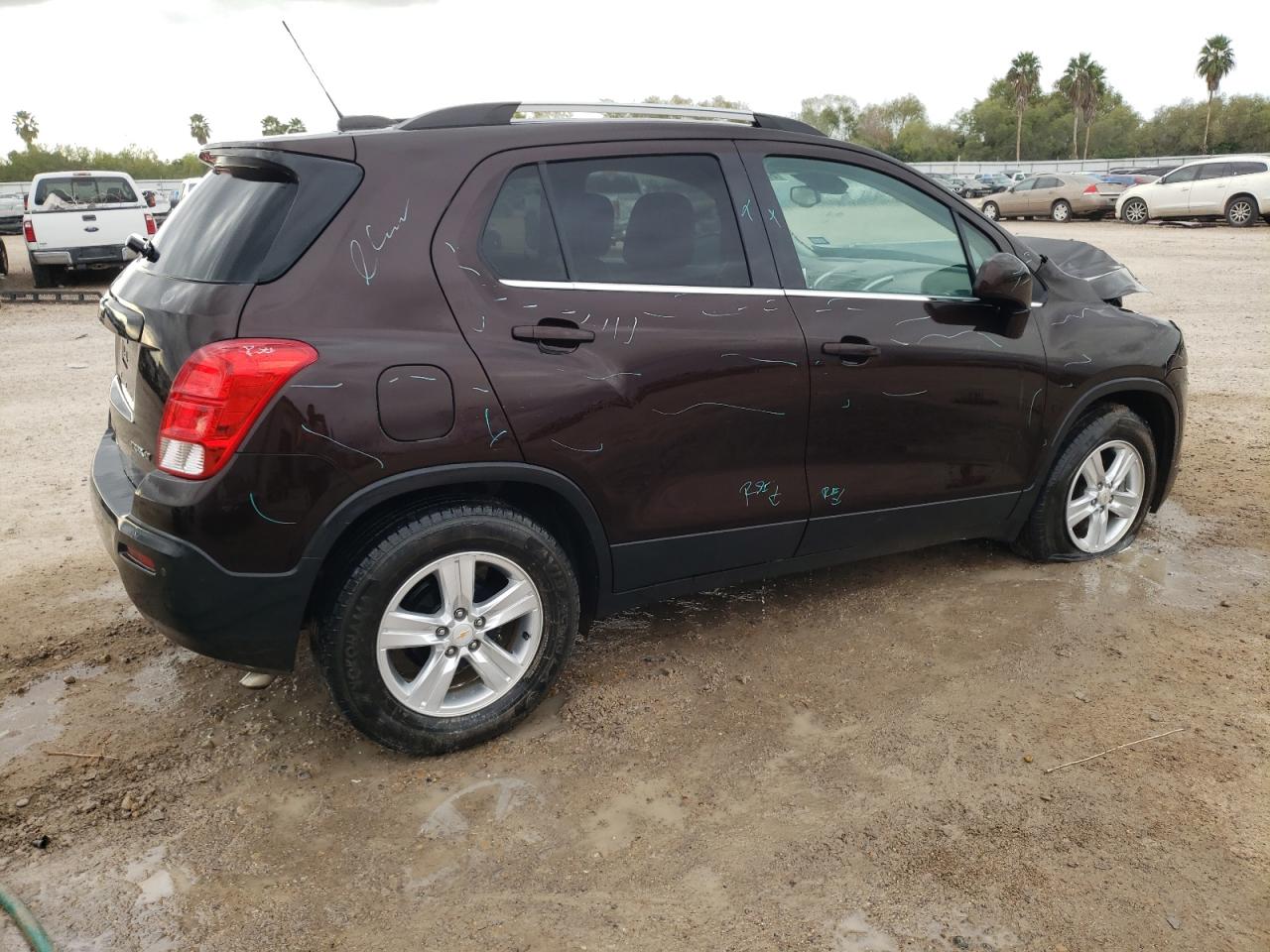 Image 3 of 2016 CHEVROLET TRAX 1LT 2016 with VIN KL7CJLSB2GB725301
