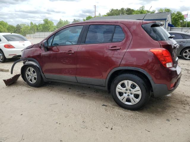 Image 2 of 2017 CHEVROLET TRAX LS 2017 with VIN 3GNCJKSB4HL144502