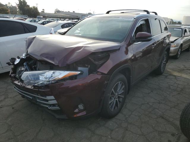 Obraz 1 z 2019 TOYOTA HIGHLANDER SE 2019 z VIN 5TDJZRFH6KS716106