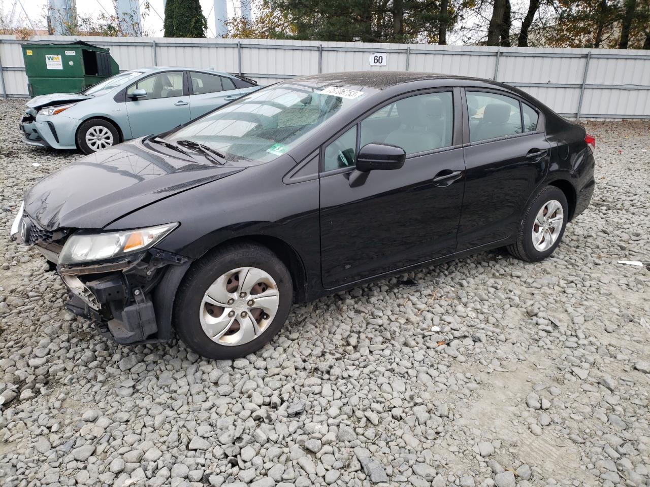 Obraz 1 z 2014 HONDA CIVIC LX 2014 z VIN 19XFB2F55EE203497