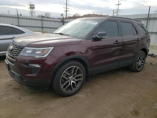 Изображение 1 2019 FORD EXPLORER SPORT 2019 с VIN 1FM5K8GTXKGB52114