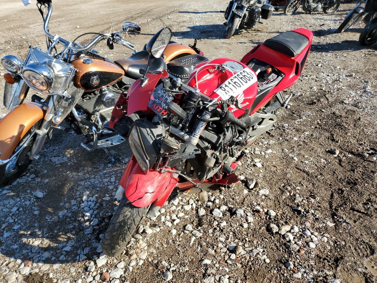 Image 2 of 2003 HONDA CBR600 RR 2003 with VIN JH2PC37073M004855