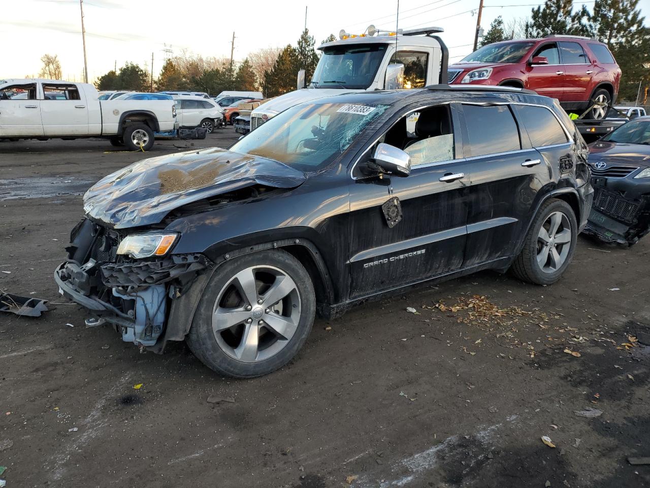 Изображение 1 2014 JEEP GRAND CHEROKEE OVERLAND 2014 с VIN 1C4RJFCG8EC196730