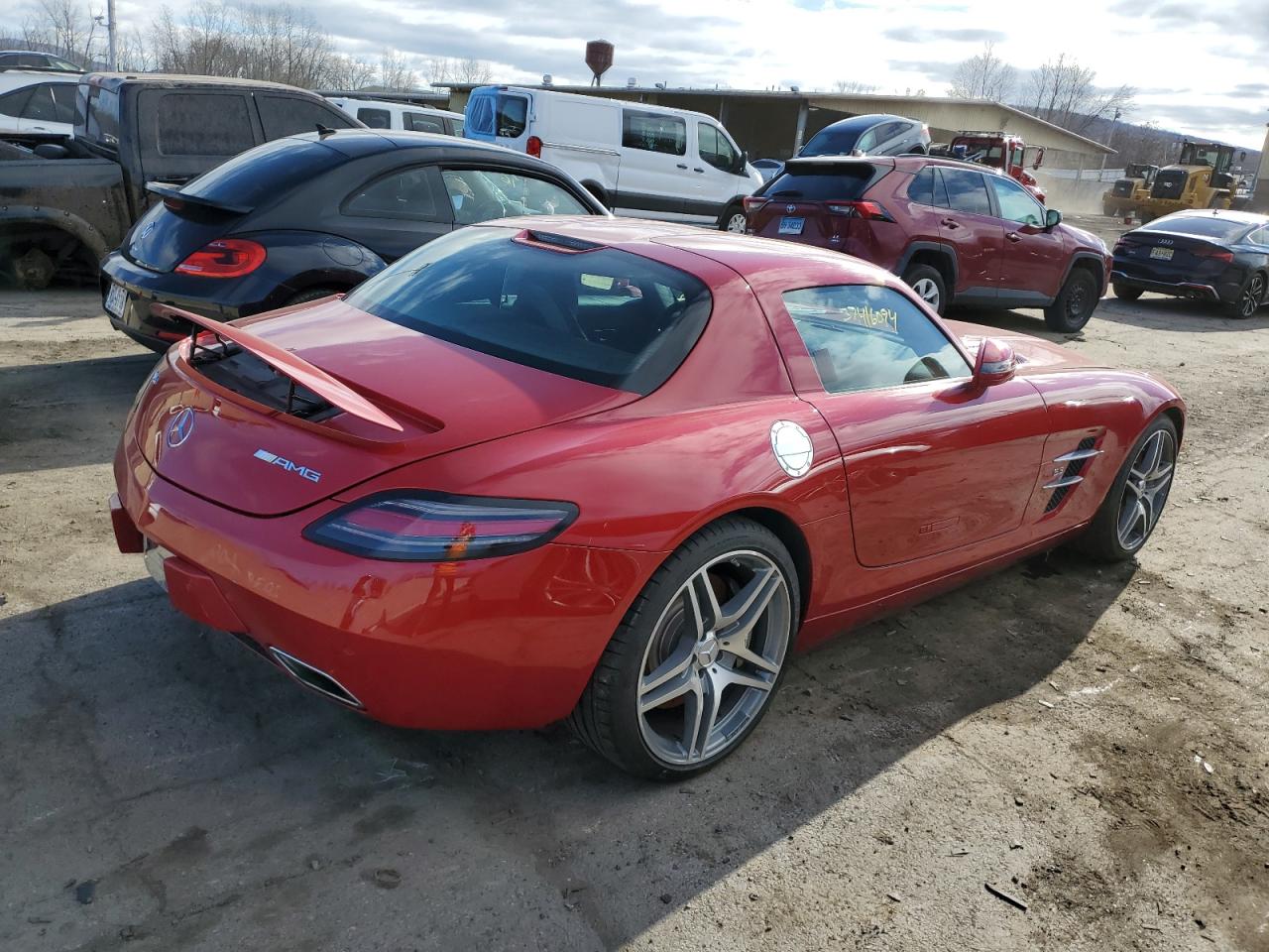 Image 3 of 2012 MERCEDES-BENZ SLS AMG 2012 with VIN WDDRJ7HA1CA008316