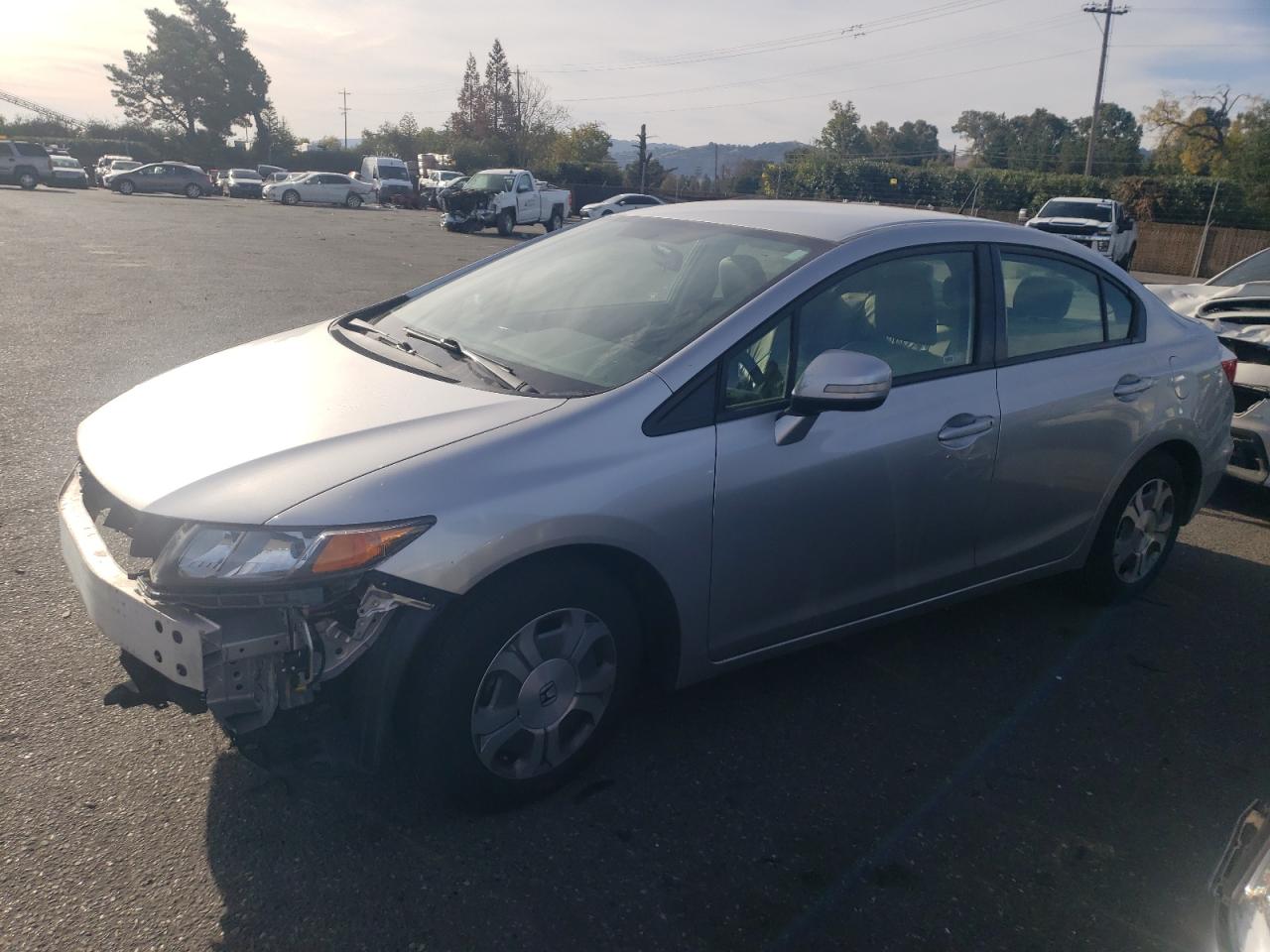 Image 1 of 2012 HONDA CIVIC HYBRID L 2012 with VIN JHMFB4F33CS009912