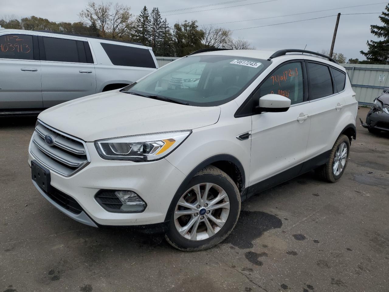 Image 1 of 2018 FORD ESCAPE SEL 2018 with VIN 1FMCU0HD4JUD39410