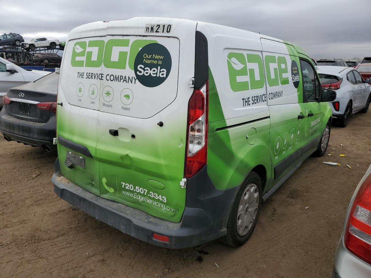 Image 3 of 2016 FORD TRANSIT CONNECT XL 2016 with VIN NM0LS7E72G1287798