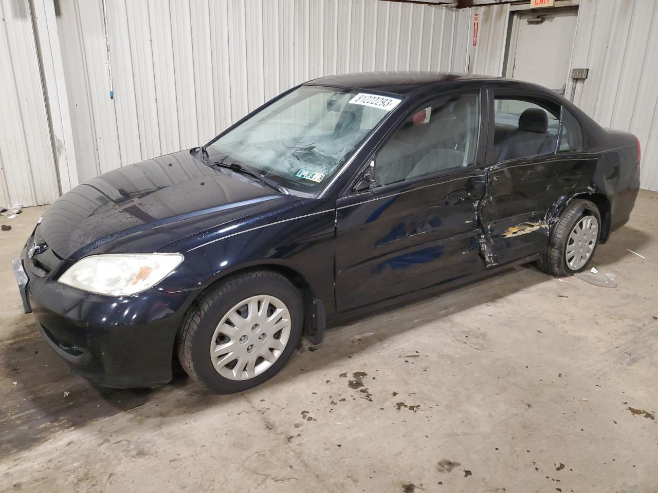 Image 1 of 2004 HONDA CIVIC LX 2004 with VIN 2HGES165X4H586623