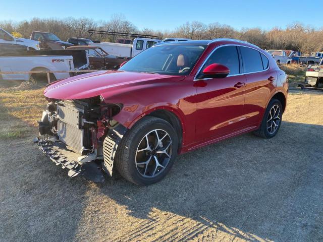 Image 2 of 2021 ALFA ROMEO STELVIO TI 2021 with VIN ZASPAKBN4M7D10219