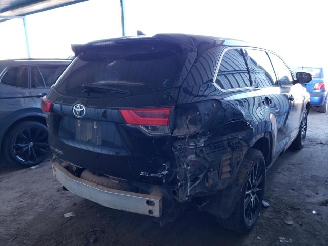 Image 3 of 2017 TOYOTA HIGHLANDER SE 2017 with VIN 5TDJZRFH4HS374826
