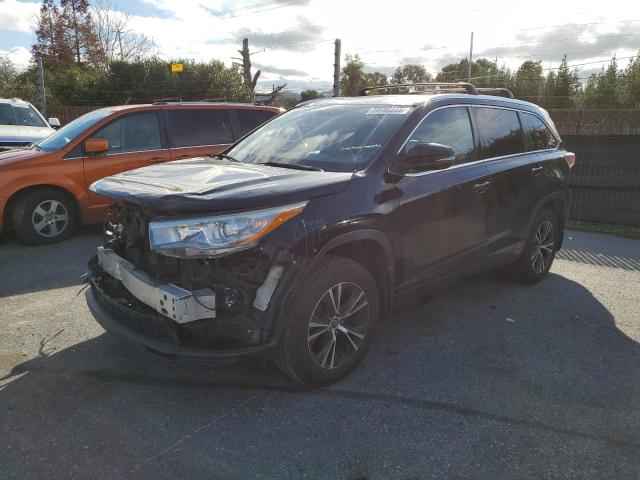 Изображение 1 2016 TOYOTA HIGHLANDER XLE 2016 с VIN 5TDJKRFH0GS243539