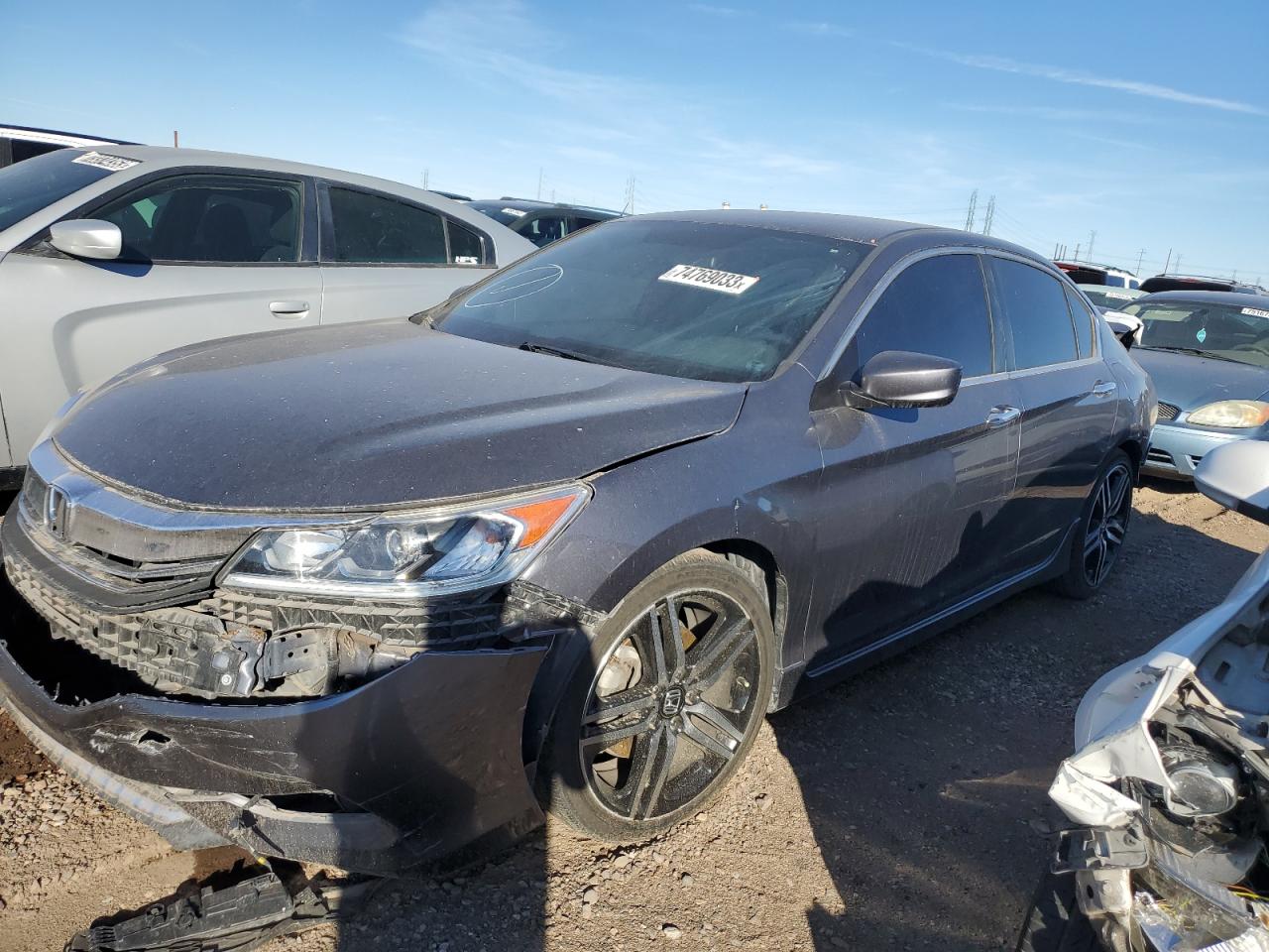 Изображение 1 2016 HONDA ACCORD SPORT 2016 с VIN 1HGCR2F59GA106633