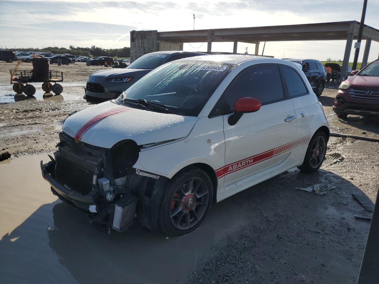 Image 1 of 2015 FIAT 500 ABARTH 2015 with VIN 3C3CFFFH0FT750610