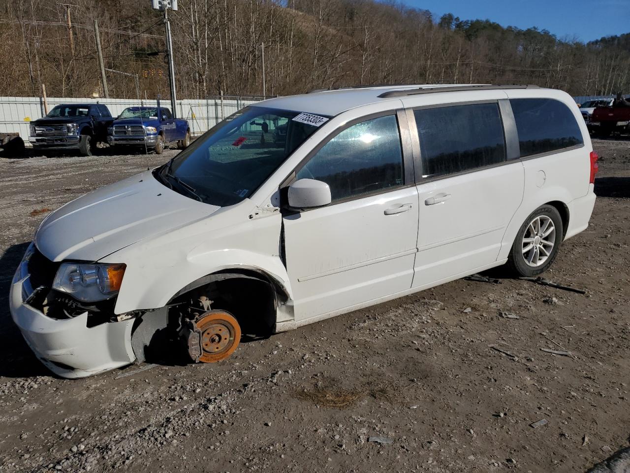 Image 1 of 2015 DODGE GRAND CARAVAN SXT 2015 with VIN 2C4RDGCGXFR733488