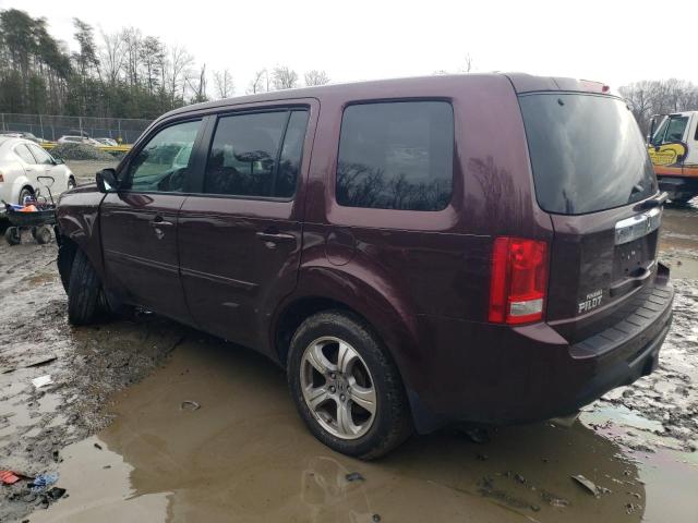 Image 2 of 2014 HONDA PILOT EXL 2014 with VIN 5FNYF4H50EB045490